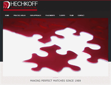 Tablet Screenshot of hechkoff.com